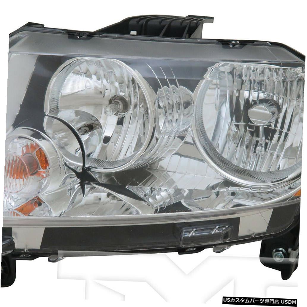 ヘッドライト 11-13ジープコンパス左ドライバーヘッドライトヘッドランプCAPA 11-13 Jeep Compass Left Driver Headlight Headlamp CAPA 【並行輸入品】