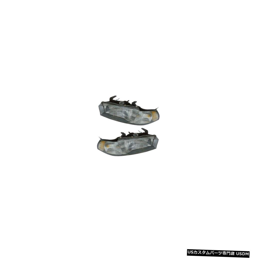 ヘッドライト Fits 1996-1997 Subaru Legacy Driver & Passenger Side Headlights Lamps Pair Set 【並行輸入品】