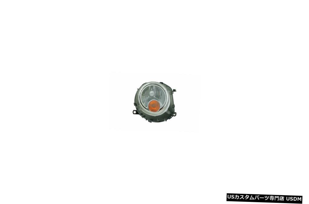 ヘッドライト 07-13ミニクーパーハッチバックハロゲンw /アンバー色左ドライバーヘッドライトNSF 07-13 Mini Cooper Hatchback Halogen w/Amber Left Driver Headlight NSF 【並行輸入品】