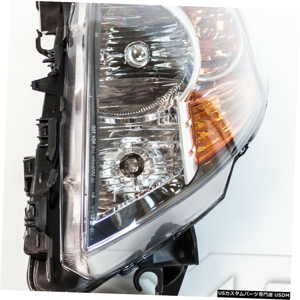 ヘッドライト 08-09日産アルティマセダンハロゲングレー右助手席ヘッドライトCAPAに適合 Fits 08-09 Nissan Altima Sedan Halogen Gray Right Passenger Headlight CAPA 【並行輸入品】