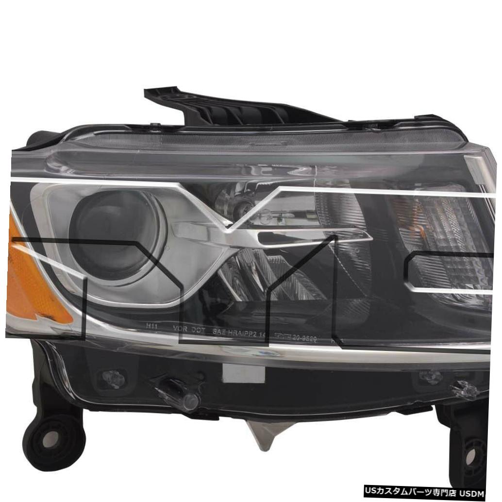 ヘッドライト 14-16ジープグランドチェロキーハロゲン右助手席ヘッドライトヘッドランプNSF 14-16 Jeep Grand Cherokee Halogen Right Passenger Headlight Headlamp NSF 【並行輸入品】