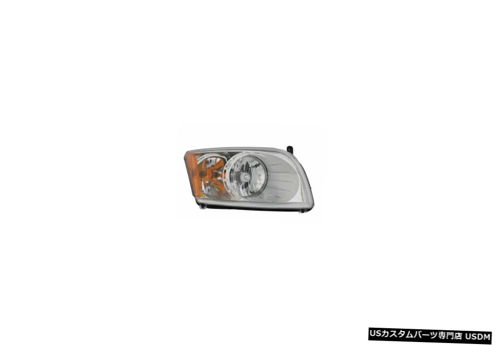 ヘッドライト 07-10ダッジキャリバーヘッドライトアセンブリ、レベリングサイド 07-10 Dodge Caliber Headlight Assembly w/o Leveling Passenger Side 【並行輸入品】