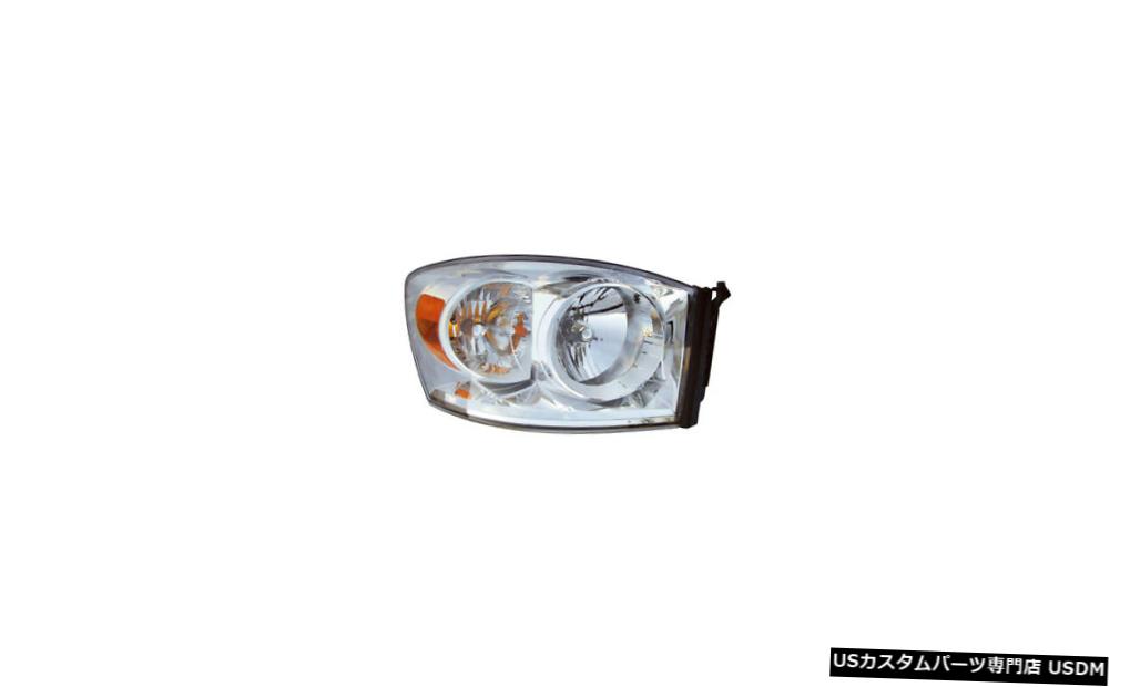 ヘッドライト 07-08ダッジラム1500メガキャブ/ 07-09 2500/3500助手席側ヘッドライト 07-08 Dodge Ram 1500 Mega Cab/07-09 2500/3500 Passenger Side Headlight 【並行輸入品】
