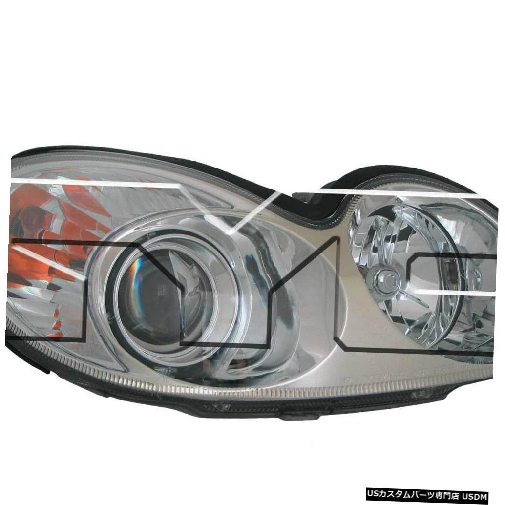 ヘッドライト 02-05ヒュンダイソナタ右側の助手席ヘッドライトヘッドランプNSFに適合 Fits 02-05 Hyundai Sonata Right Passenger Headlight Headlamp NSF 【並行輸入品】