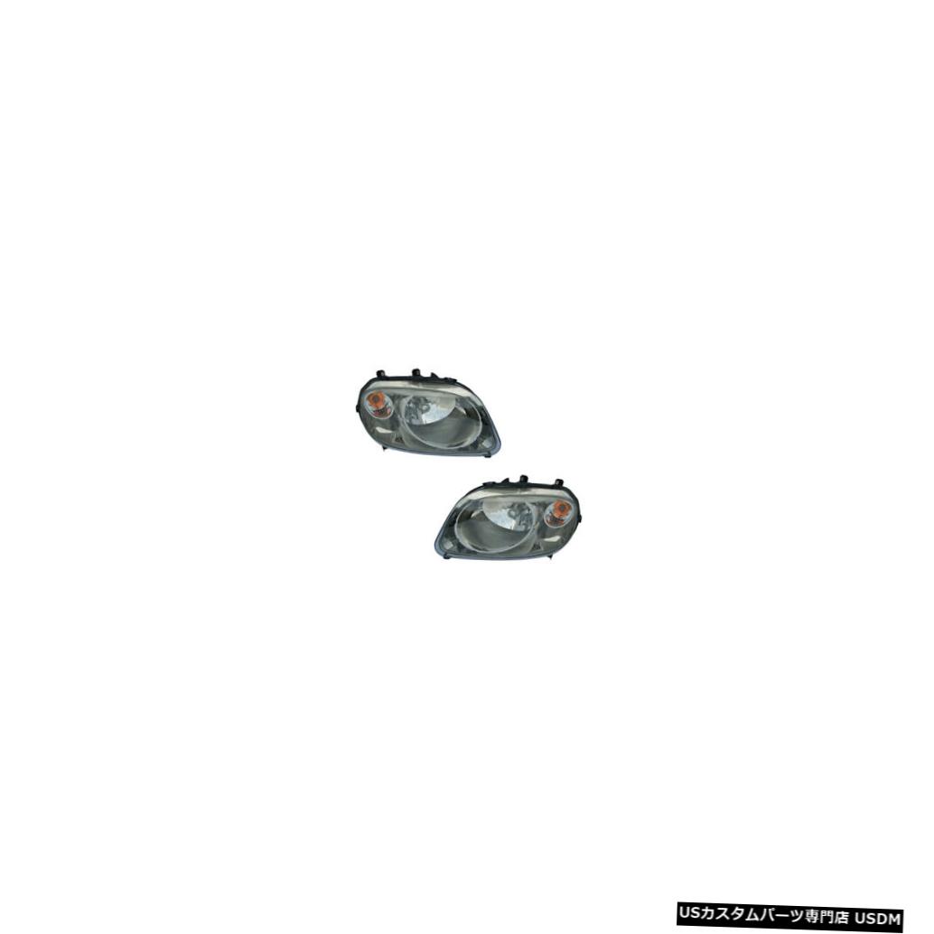 ヘッドライト 07-10 Chevrolet HHR w/Pro B2E Driver & Passenger Headlights Lamps NSF Pair Set 【並行輸入品】