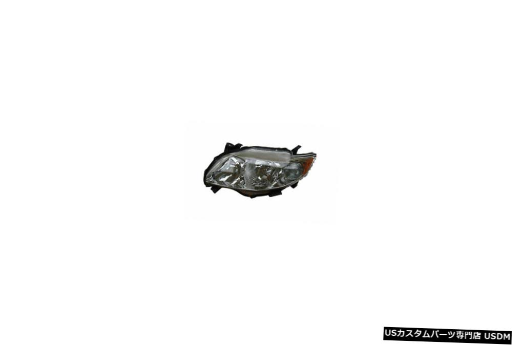 ヘッドライト 09-10トヨタカローラS / XRS左ドライバーヘッドライトヘッドランプNSF 09-10 Toyota Corolla S/XRS Left Driver Headlight Headlamp NSF 【並行輸入品】