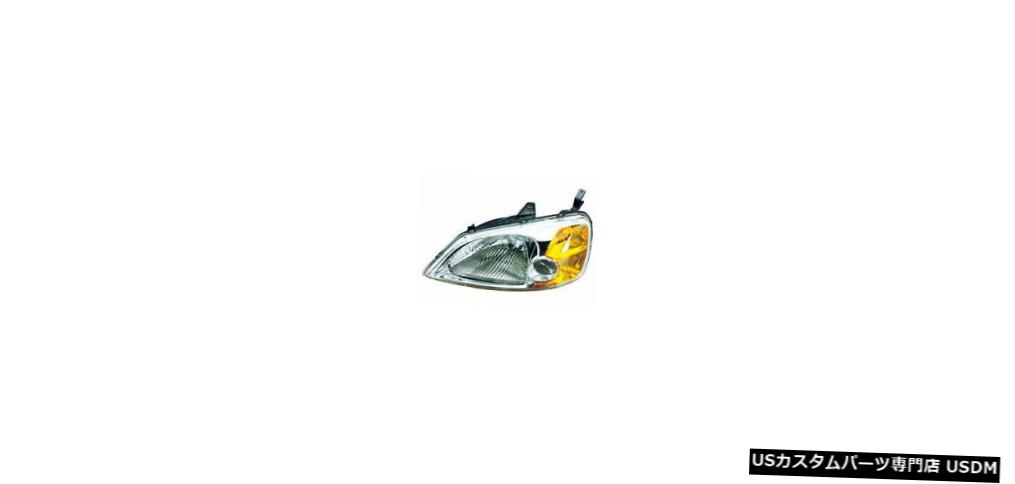 ヘッドライト 01-03ホンダシビックセダンドライバーヘッドライト 01-03 Honda Civic Sedan Driver Headlight 【並行輸入品】