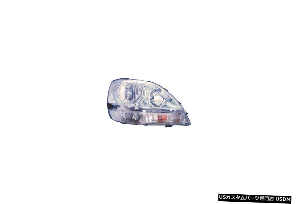 ヘッドライト 2001-2003レクサスRX300助手席右クロームヘッドライト（HIDランプアセンブリなし） 2001-2003 Lexus RX300 Passenger Right Chrome Headlight w/o HID Lamp Assembly 【並行輸入品】
