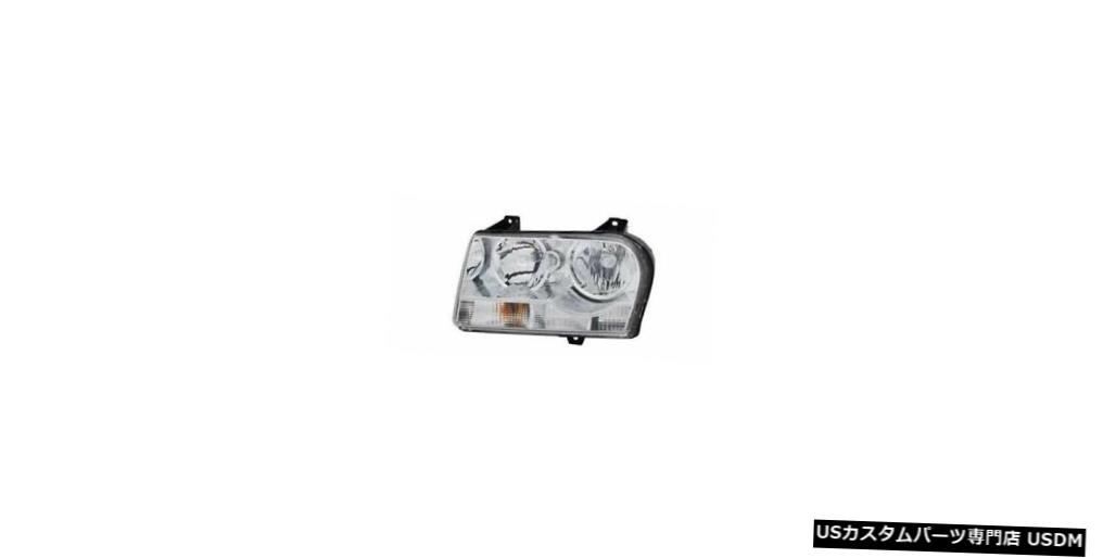 ヘッドライト 08-09クライスラー300（2.7 / 3.5L Eng遅延なし）ドライバーヘッドライト 08-09 Chrysler 300 (2.7/3.5L Eng w/o delay) Driver Headlight 【並行輸入品】