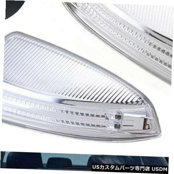 Turn Signal Lamp 車LEDサイドランプリバースミラーターンシグナルライトメルセデスベンツのプラスチックフィット Car LED Side Lamp Reverse Mirror Turn Signal Light Plastic Fit for Mercedes Benz 【並行輸入品】