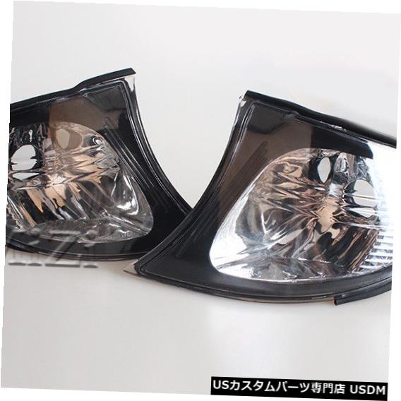 Turn Signal Lamp 2002-2005 BMW 3シリーズE46 4ドアのペアコーナーライトブレーキターンシグナルランプ Pair Corner Lights Brake Turn signal Lamps For 2002-2005 BMW 3-Series E46 4 Door 【並行輸入品】