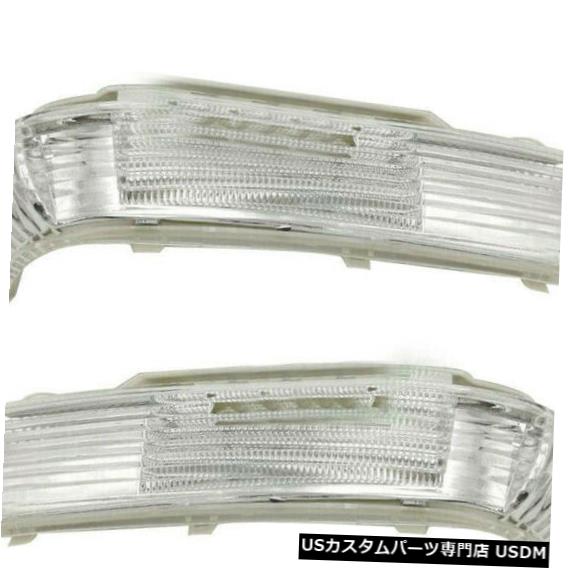 Turn Signal Lamp 2pcs Left & Right Rearview Mirror Turn Signal Lamps Light For Touareg 2002-2007 【並行輸入品】