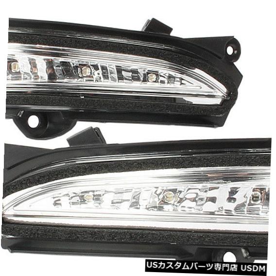 Turn Signal Lamp L & R LED Door Mirror Turn Signal Light Lamp Indicator For FORD Mondeo 5 15-18 【並行輸入品】
