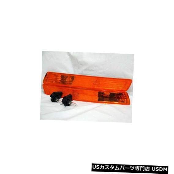Turn Signal Lamp フロントサイドターンシグナルパークマーカーライトランプ（電球Aペアフィット2006-09ビートル付き） Front Side Turn Signal Park Marker Light Lamps w/Bulb A Pair Fit 2006-09 Beetle 【並行輸入品】
