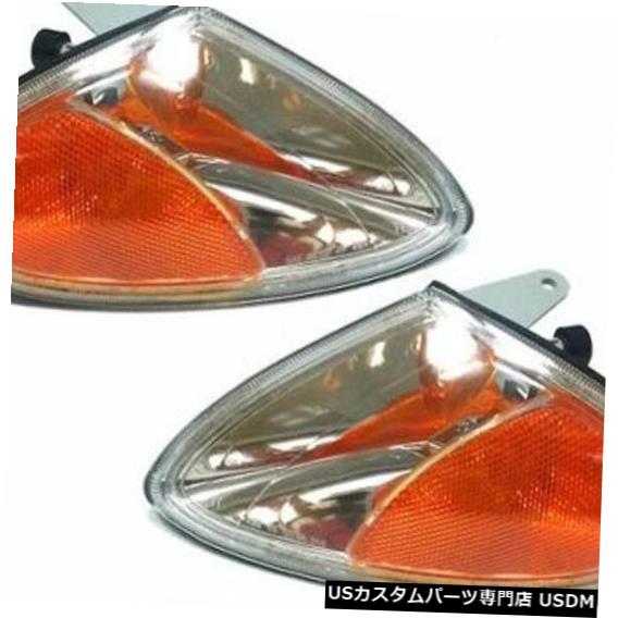 Turn Signal Lamp 1999-2001 TIBURON NEW OEM YELLOW TURN SIGNAL LAMP LIGHT LEFT & RIGHT 2PCS 【並行輸入品】