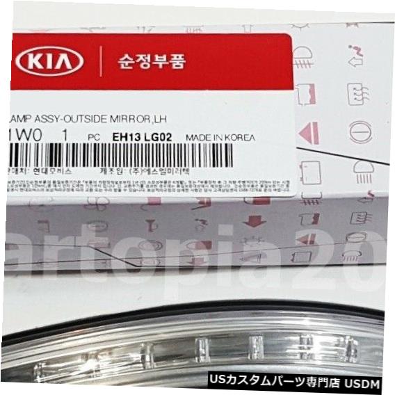 Turn Signal Lamp 本物のヒュンダイ・キアLAMP ASSY-OUTSIDE MIRROR、RH 876142M000 Genesis Coupe \