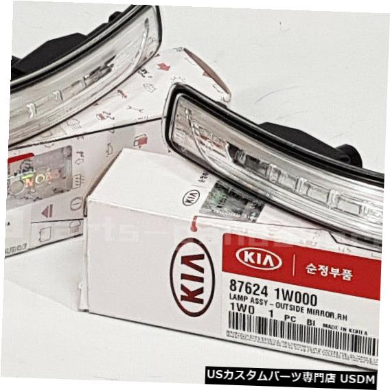 Turn Signal Lamp Kia Rio RIO5 2012-2015用ミラーランプLH RHサイド2個の外側のLEDターンシグナル LED Turn Signal Outside Mirror Lamp LH RH Side 2pcs For Kia Rio RIO5 2012 - 2015 【並行輸入品】