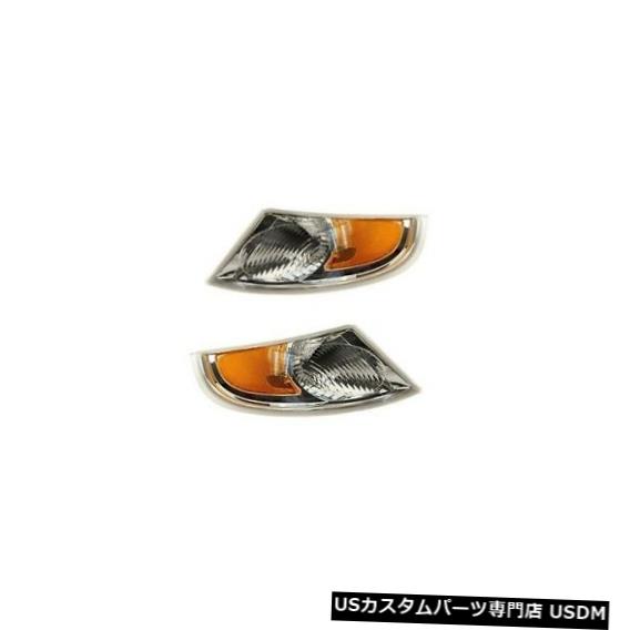 Turn Signal Lamp サーブ95（02-05）プロパーツターンシグナルフロントL + R（x2）ブリンカーランプコーナーパーキング Saab 95 (02-05) PRO PARTS Turn Signal Front L+R (x2) Blinker Lamp Corner Parking 【並行輸入品】