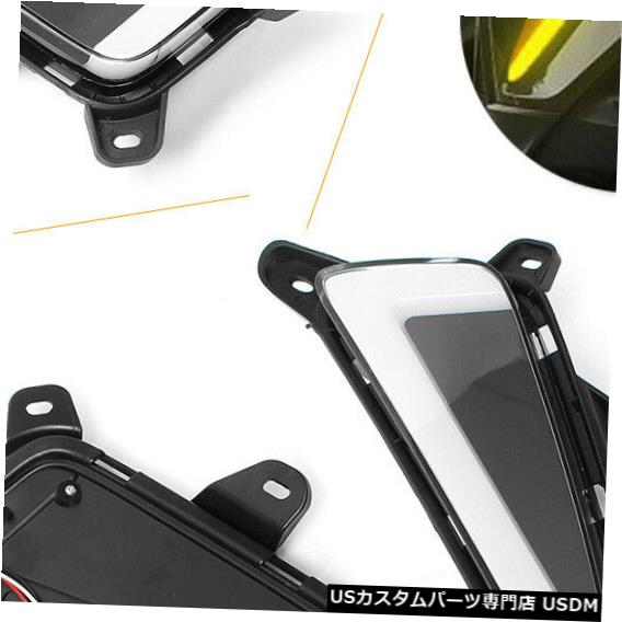 Turn Signal Lamp LEDデイタイムランニングライトフォグランプw /ウインカーフィットトヨタCHR 2016-2018 DRL LED Daytime Running Light Fog Lamp w/ Turn Signal Fit Toyota CHR 2016 - 2018 DRL 【並行輸入品】