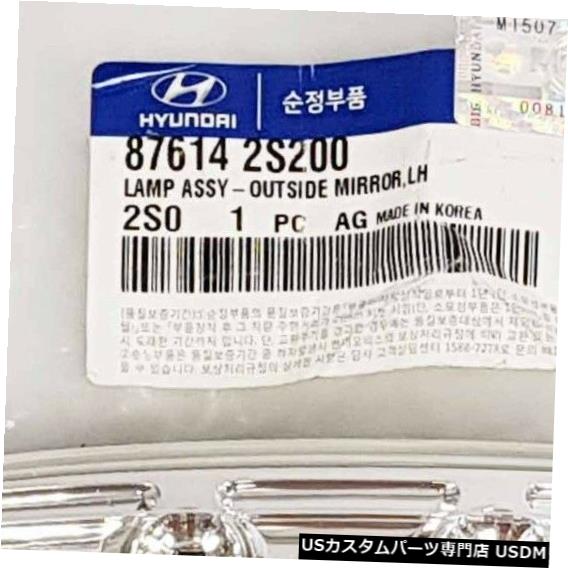 Turn Signal Lamp 876142S200アウトサイドミラーLED信号ランプ左ヒュンダイツーソン2010年-2013年 876142S200 Outside Mirror LED Signal Lamp Left LH For HYUNDAI TUCSON 2010-2013 【並行輸入品】