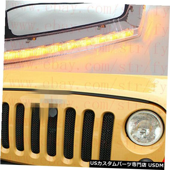 Turn Signal Lamp ジープラングラーJk 08-16 LEDデイタイムランニングライトフォグランプW /ターン信号用DRL DRL FOR Jeep Wrangler Jk 08-16 LED DAYTIME RUNNING LIGHT FOG LAMP W/TURN SIGNALS 【並行輸入品】