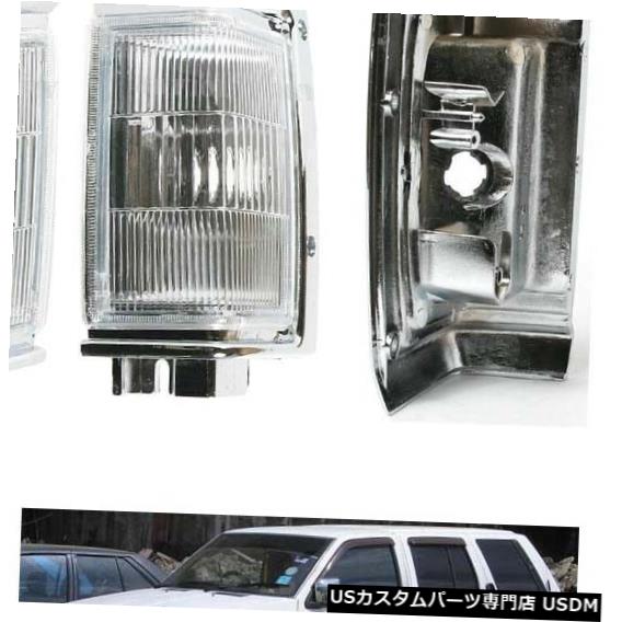 Turn Signal Lamp 日産テラノD21ピックアップトラック1986-1997のフロントコーナー信号灯ランプLR Front Corner Signal Light Lamp LR for Nissan Terrano D21 Pickup Truck 1986-1997 【並行輸入品】