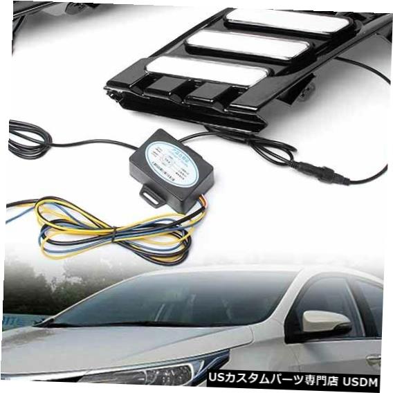 Turn Signal Lamp LEDデイタイムランニングライトDRLランプターンシグナルフィットトヨタカローラ2017車ha LED Daytime Running Lights DRL Lamp Turn Signals Fit Toyota Corolla 2017 Car ha 【並行輸入品】
