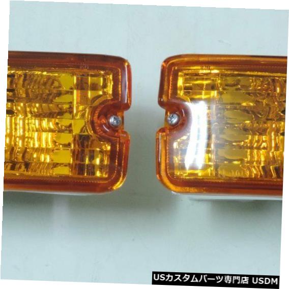Turn Signal Lamp スバルインプレッサ1999-2000 GC8 GF8 WRXのためのこはく色の豊富なマーカーの回転ライトランプ Amber Bumper Marker Turn Light Lamps For Subaru Impreza 1999-2000 GC8 GF8 WRX 【並行輸入品】