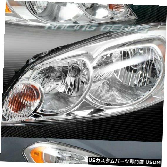 Headlight クローム+アンバーリフレクターヘッドライトランプフィット06-13シボレーインパラ/ 06-07モンテカルロ CHROME+AMBER REFLECTOR HEADLIGHTS LAMPS FIT 06-13 CHEVY IMPALA/06-07 MONTE CARLO 【並行輸入品】