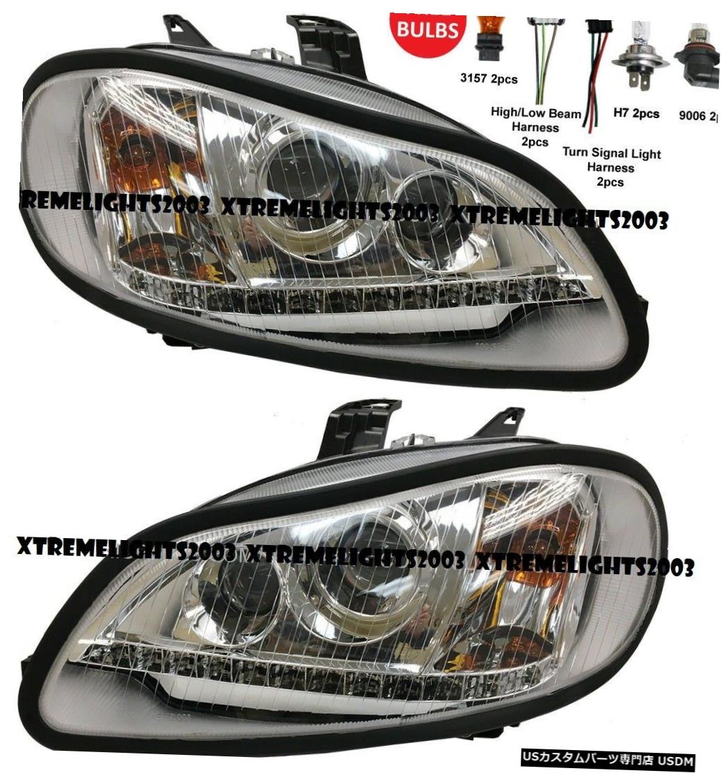 Headlight Thomas C2スクールバス04 05 06プロジェクタledヘッドライトヘッドライトランプ Thomas C2 School Bus 04 05 06 Projector Led Headlights Head Lights Lamps Psp3kk Pl