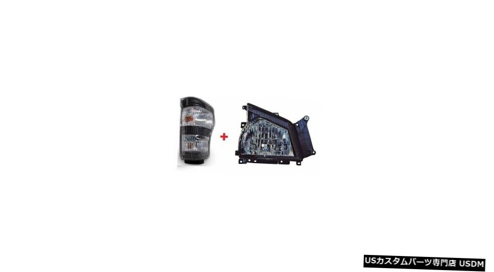 Headlight 2006 2007 GMC TRUCK WシリーズW3500 W4500 W5500ターンシグナルライトヘッドライト右 2006 2007 GMC TRUCK W-Series W3500 W4500 W5500 TURN SIGNAL LIGHT HEADLIGHT RIGHT 【並行輸入品】