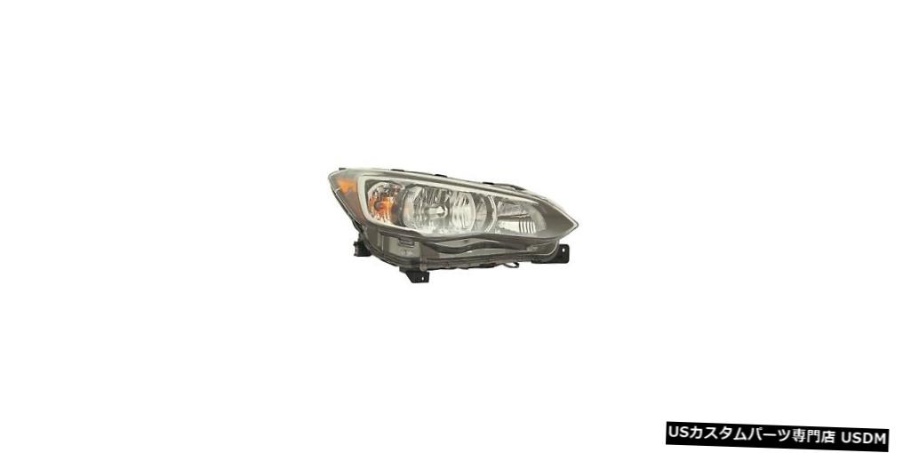 Headlight FIT SUBARU CROSSTREK 2018-2019 RIGHT PASSENGER HALOGENヘッドライトヘッドライトランプ FIT SUBARU CROSSTREK 2018-2019 RIGHT PASSENGER HALOGEN HEADLIGHT HEAD LIGHT LAMP 【並行輸入品】