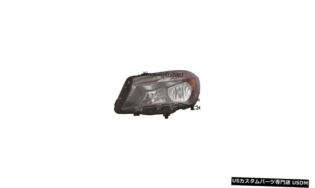 Headlight フィットメルセデスCLAクラス2014-2017左ドライバーハロゲンヘッドライトヘッドランプライト FITS MERCEDES CLA CLASS 2014-2017 LEFT DRIVER HALOGEN HEADLIGHT HEAD LAMP LIGHT 【並行輸入品】