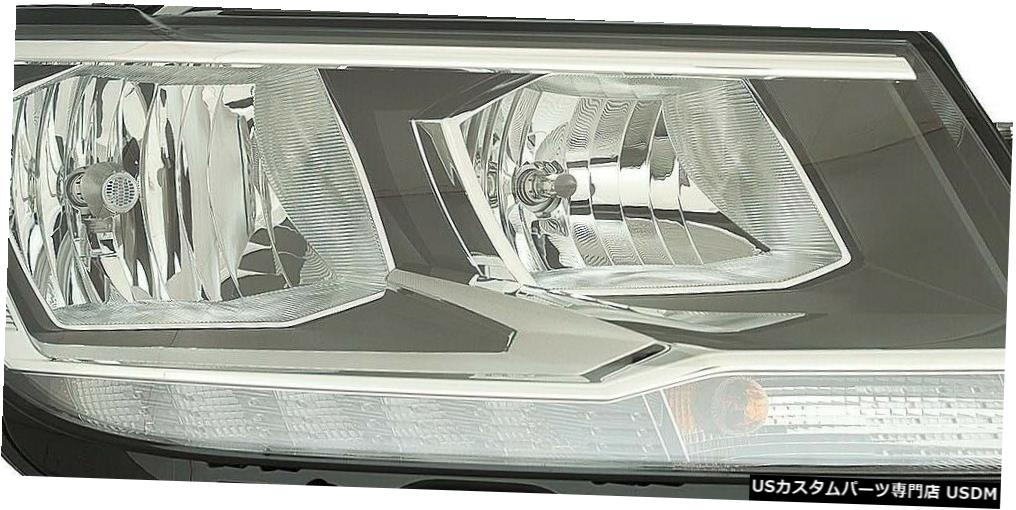 Headlight フォルクスワーゲンティグアン2018-2020右の乗客のヘッドライトヘッドランプライトハロゲン VOLKSWAGEN TIGUAN 2018-2020 RIGHT PASSENGER HEADLIGHT HEAD LAMP LIGHT HALOGEN 【並行輸入品】