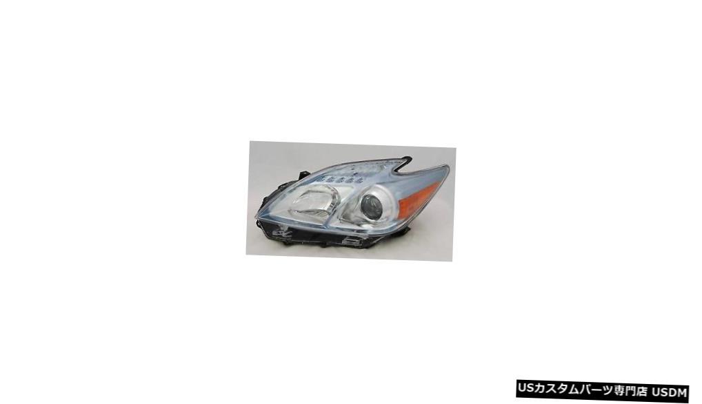Headlight TOYOTA PRIUS 2010 2011ハロゲンヘッドライト左ドライバーサイドヘッドフロントライトランプ TOYOTA PRIUS 2010 2011 HALOGEN HEADLIGHT LEFT DRIVER SIDE HEAD FRONT LIGHT LAMP 【並行輸入品】