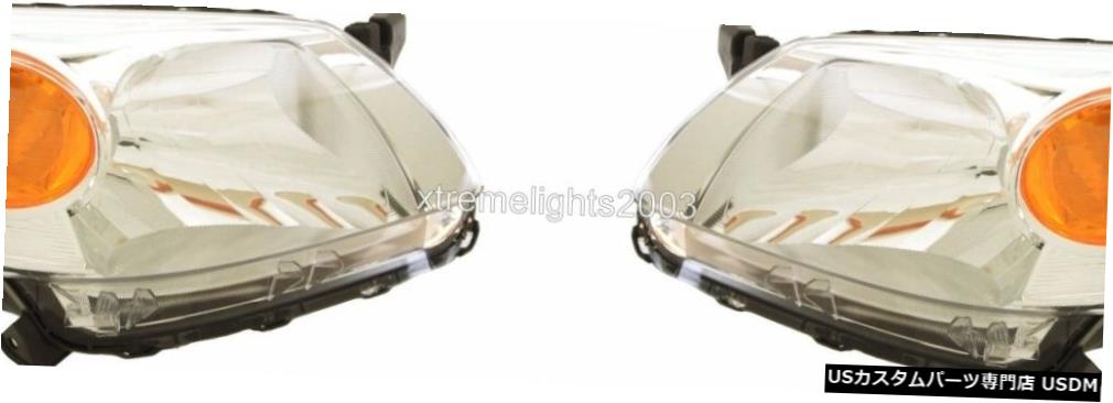 Headlight サイオンXD 2008 2009 2010 2011右左ヘッドライトヘッドランプフロントライトペア SCION XD 2008 2009 2010 2011 RIGHT LEFT HEADLIGHTS HEAD LAMPS FRONT LIGHTS PAIR 【並行輸入品】