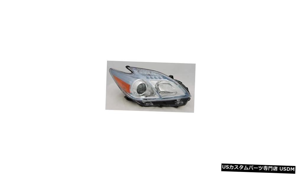 Headlight TOYOTA PRIUS 2010 2011ハロゲンヘッドライトライトパッセンジャーヘッドフロントライトランプ TOYOTA PRIUS 2010 2011 HALOGEN HEADLIGHT RIGHT PASSENGER HEAD FRONT LIGHT LAMP 【並行輸入品】