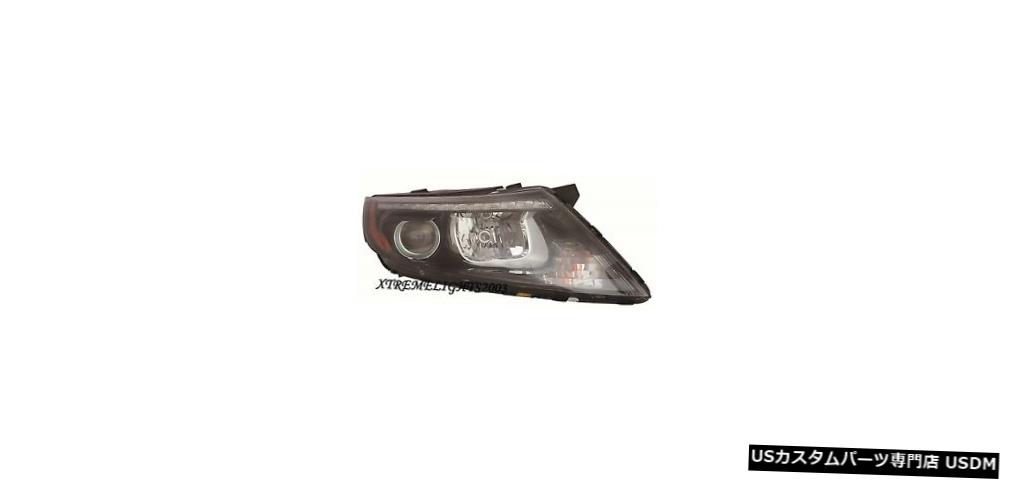Headlight FITS KIA OPTIMA 2014-2015 HIDヘッドライトヘッドライトフロントランプW / DRLペアセット FITS KIA OPTIMA 2014-2015 HID HEADLIGHTS HEAD LIGHTS FRONT LAMPS W/DRL PAIR SET 【並行輸入品】