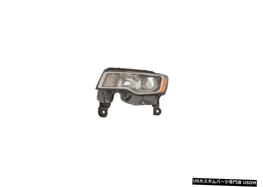 Headlight フィットジープグランドチェロキー2017-2018左ドライバーヘッドライトヘッドライトランプ FITS JEEP GRAND CHEROKEE 2017-2018 LEFT DRIVER HEADLIGHT HEAD LIGHT LAMP 【並行輸入品】