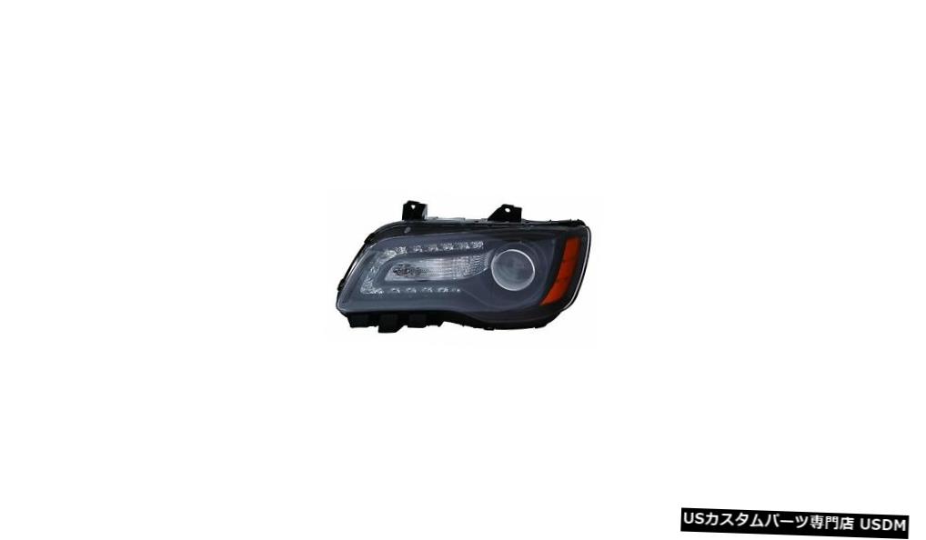 Headlight CHRYSLER 300 2011-2014 BLACK HAOLOGEN左ドライバーヘッドライトヘッドライトランプ CHRYSLER 300 2011-2014 BLACK HAOLOGEN LEFT DRIVER HEADLIGHTS HEAD LIGHTS LAMPS 【並行輸入品】