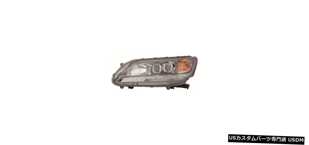 Headlight ホンダアコードセダン4DR 2013-2015に適合左ドライバーLEDヘッドライトヘッドランプW / DRL FITS HONDA ACCORD SEDAN 4DR 2013-2015 LEFT DRIVER LED HEADLIGHT HEAD LAMP W/DRL 【並行輸入品】