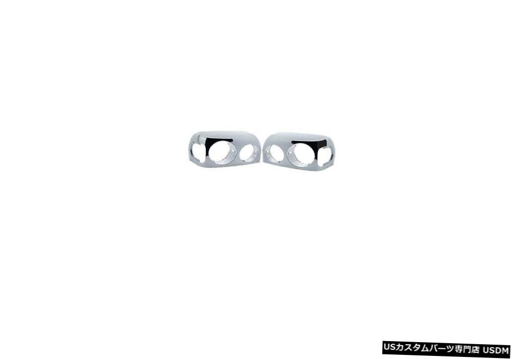 Headlight 貨物船世紀96 97 98 99 00 01 02 03 04 05クロームヘッドライトベゼルペア FREIGHTLINER CENTURY 96 97 98 99 00 01 02 03 04 05 CHROME HEADLIGHT BEZEL PAIR 【並行輸入品】