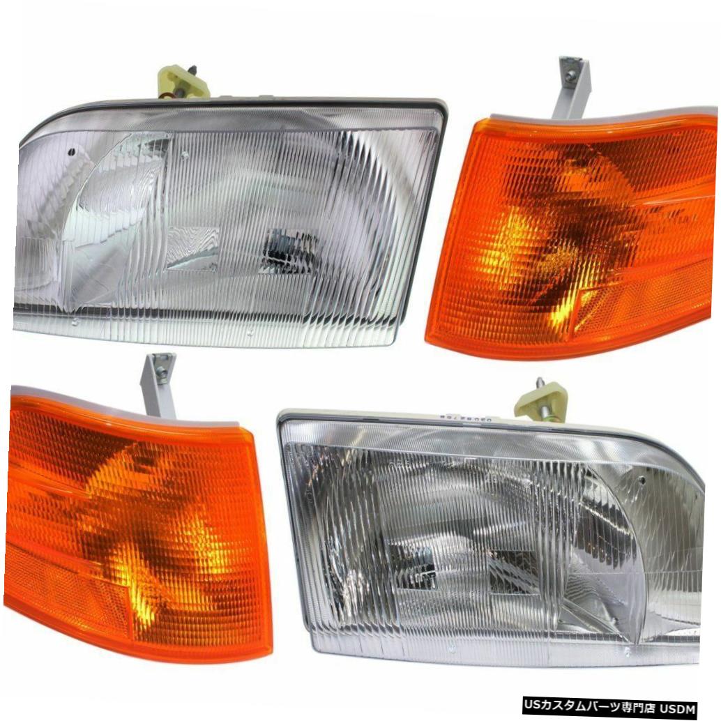 Headlight VOLVO VN VNM 200シリーズデイキャブトラック1998-2011ヘッドライトシグナルコーナーライト VOLVO VN VNM 200 Series Daycab Truck 1998-2011 HEADLIGHTS SIGNAL CORNER LIGHTS 【並行輸入品】