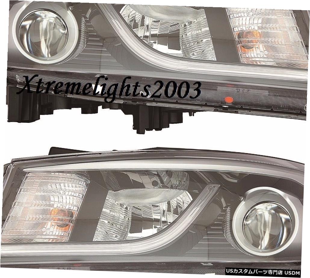 Headlight FITS KIA SEDONA 2015-2016ヘッドライトヘッドランプライトLEDペア左なし FITS KIA SEDONA 2015-2016 HEADLIGHTS HEAD LAMPS LIGHTS W/O LED PAIR LEFT RIGHT 【並行輸入品】