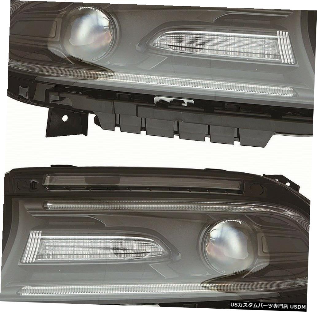 Headlight ダッジチャージャー2015-2018キセノンHIDヘッドライトヘッドランプアセンブリペア DODGE CHARGER 2015-2018 XENON HID HEADLIGHTS HEAD LAMPS ASSEMBLY PAIR 【並行輸入品】 153,945円