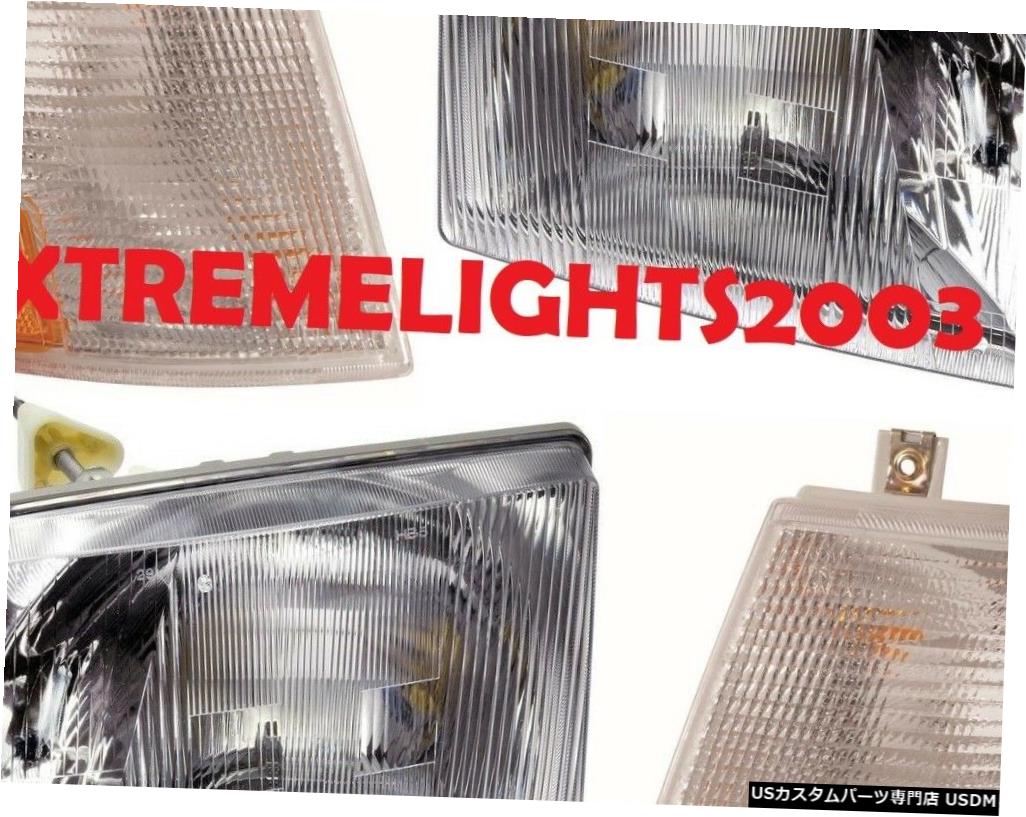 Headlight VOLVO VNL 300 VNM 200シリーズ2000-2003ヘッドライトヘッドライトクリアコーナーライト VOLVO VNL 300 VNM 200 SERIES 2000-2003 HEAD LIGHTS HEADLIGHT CLEAR CORNER LIGHTS 【並行輸入品】