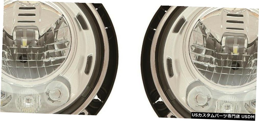 Headlight フィットジープラングラー2007-2017 JK左ヘッドライトヘッドライトランプペア FITS JEEP WRANGLER 2007-2017 JK LEFT RIGHT HEADLIGHTS HEAD LIGHTS LAMPS PAIR 【並行輸入品】｜カスタムパーツ WORLD倉庫
