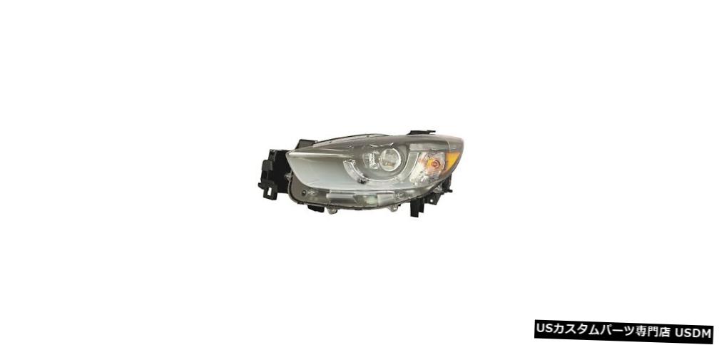 Headlight フィットマツダCX5 CX-5 2016左ドライバーLEDヘッドライトヘッドライトランプW /バルブ FITS MAZDA CX5 CX-5 2016 LEFT DRIVER LED HEADLIGHT HEAD LIGHT LAMP W/BULBS 【並行輸入品】