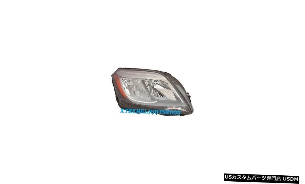 Headlight フィットメルセデスGLK 2013-2015右の乗客のハロゲンヘッドライトヘッドライトランプ FITS MERCEDES GLK 2013-2015 RIGHT PASSENGER HALOGEN HEADLIGHT HEAD LIGHT LAMP 【並行輸入品】