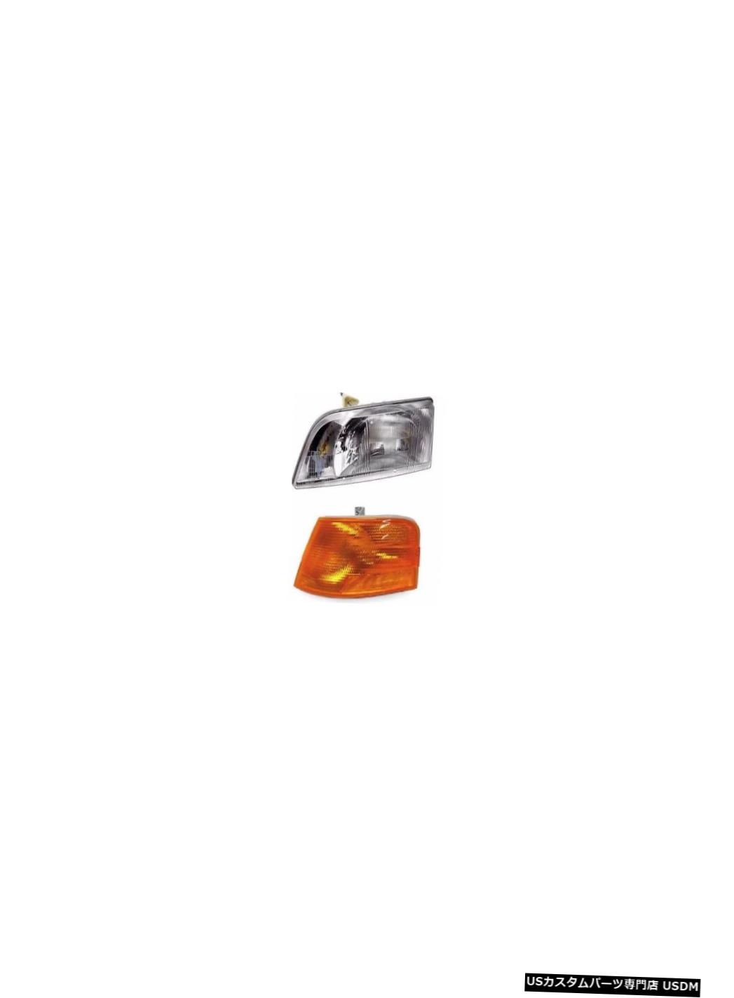 Headlight VOLVO VNL 300 VNM 200 1998-2011 DAYCABトラックヘッドライト、コーナー左ドライバー付き VOLVO VNL 300 VNM 200 1998-2011 DAYCAB Truck Headlight with Corner LEFT DRIVER 【並行輸入品】